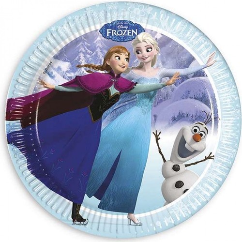 Frozen Ice Skating Karton Tabak (8 Adet)