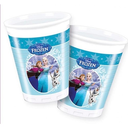 Frozen Ice Skating Plastik Bardak (8 Adet)
