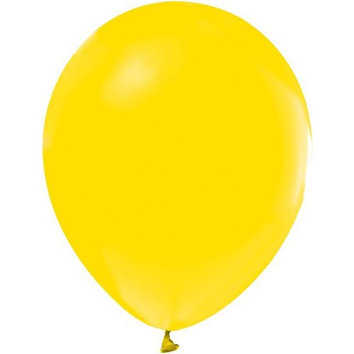 Baskısız Sarı Metalik Balon 100 Adet