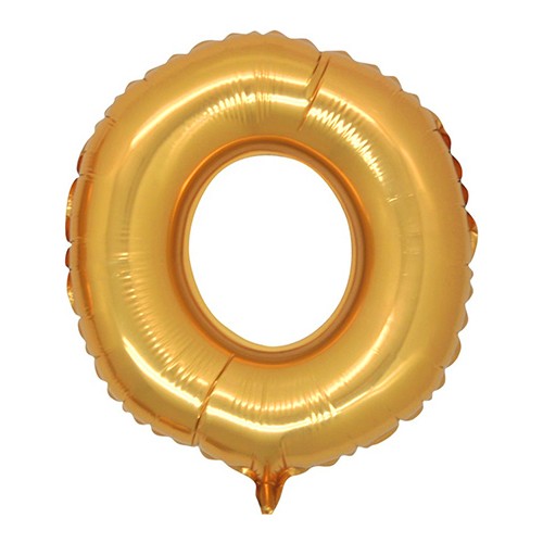 PartiBulutu O Harf Altın Folyo Balon 100 cm