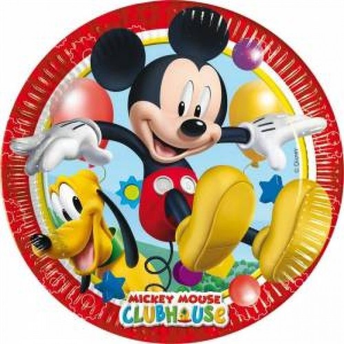 Mickey Mouse Lisanslı Karton Tabak