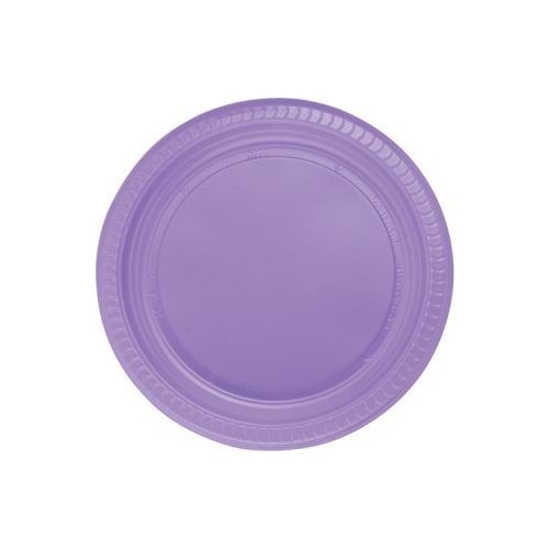Lila Plastik Tabak 22 cm