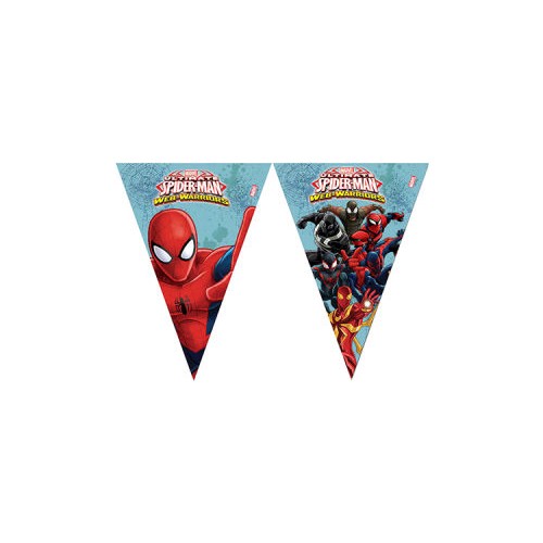 Spiderman Savaşçı Bayrak Afiş