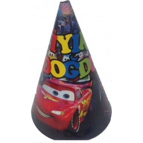 Cars Karton Şapka 8 adet