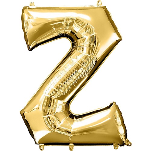 Z Harf Altın Gold Folyo Balon 100 cm
