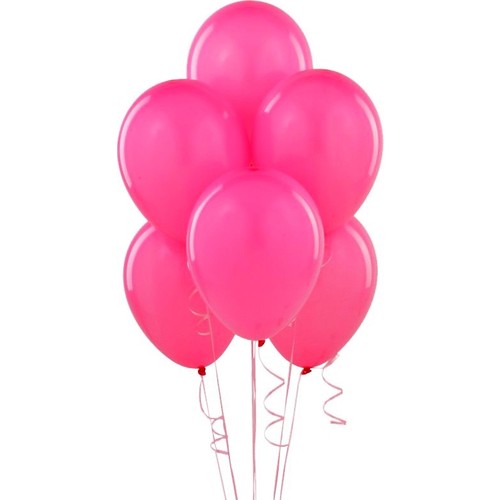 20 Adet Fuşya Metalik Uçan Özellikli Balon