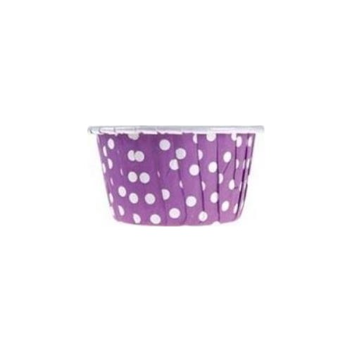 25 Ad Puantiyeli Mor Muffin Kapsülü Kek Kalıbı Bekarlığa Veda vb