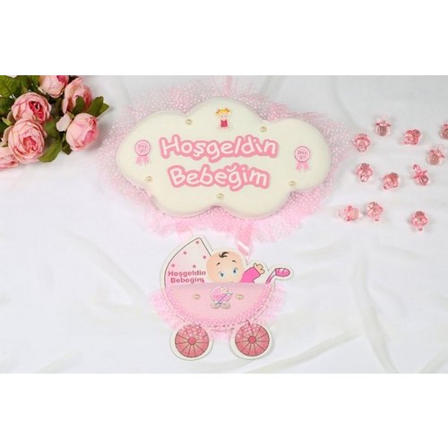 Bulut Kapı Süsü Pembe