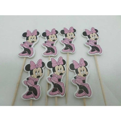 Minnie Mouse 20li Sunum Kürdanı Doğum Günü Ucuz