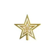 Yılbaşı gold 15 cm tepelik yıldız