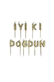 İyiki Doğdun gold Mum