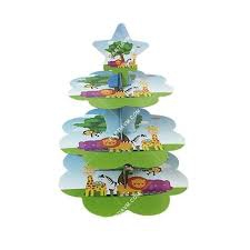 Safari Cupcake Standı 3 katlı
