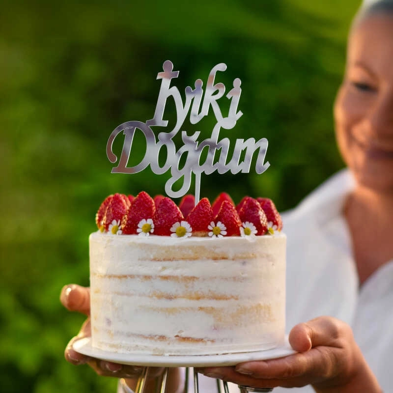 İyiki Doğdun Pleksi Gümüş