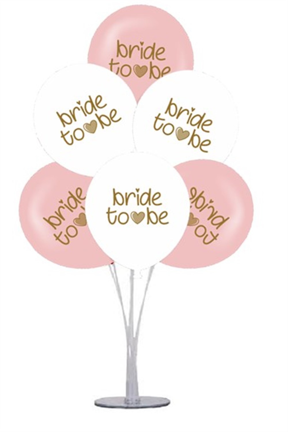 Bride To Be Balon Standı + 7 Adet Balon