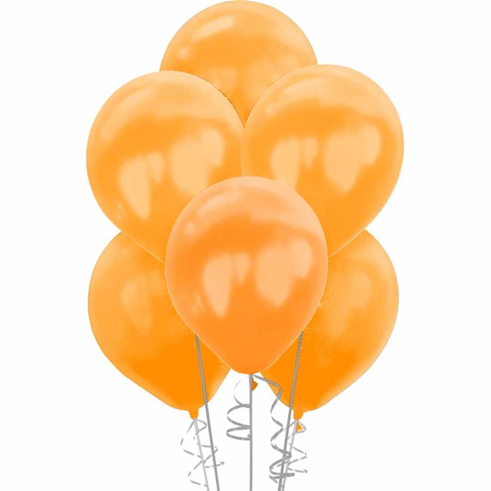 Lateks Metalik Balon Turuncu 7 Adet