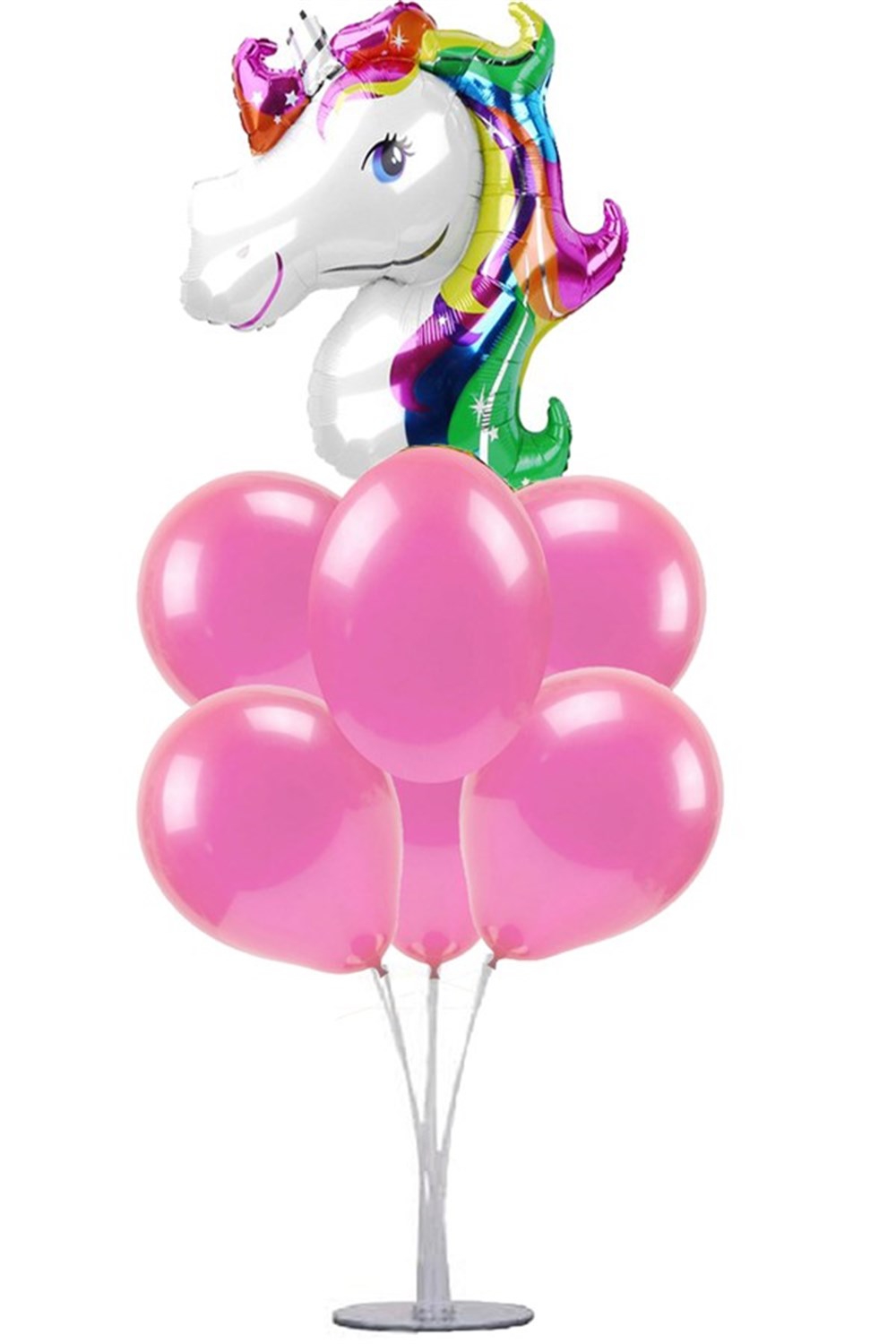 Unicorn Balon Standı + 7 adet Balon