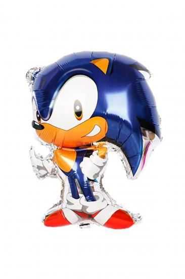 Happyland Sonic Boom Folyo Balon Süper Sonik Temalı Parti Balonu Kirpi Sonic Doğum Günü 65x48cm