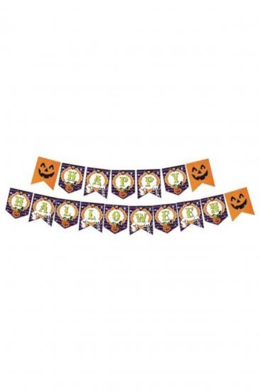 Happyland Poşet Banner Happy Halloween Cadılar Bayramı