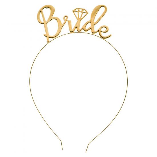 Happyland Gold Bride Plastik taç