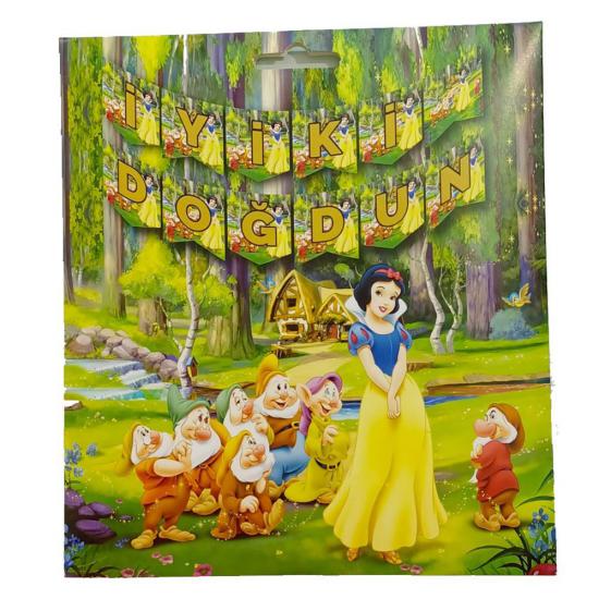 Happyland Pamuk Prenses Ve Yedi Cüceler Temalı İyi Ki Doğdun Banner