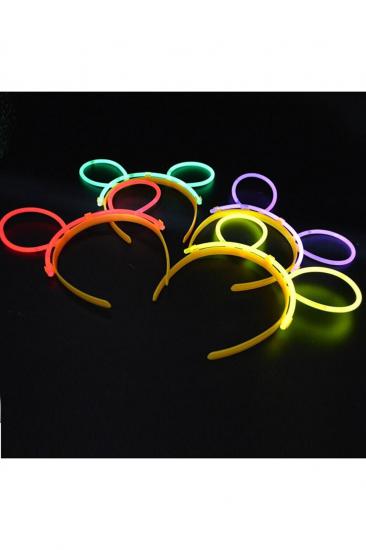 Happyland Karanlıkta Parlayan Fosforlu Glow Stick Taç Tavşan Kulağı