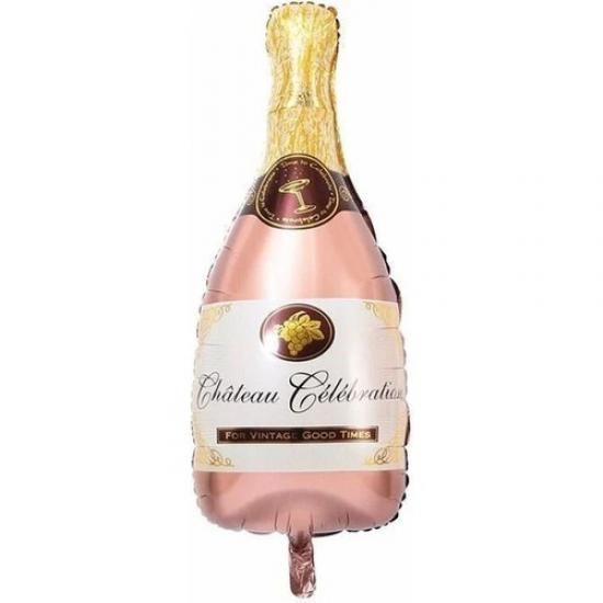 Happyland Şişe Folyo Balon Doğum Günü Balonu Parti Balonu Şişe Rose Gold