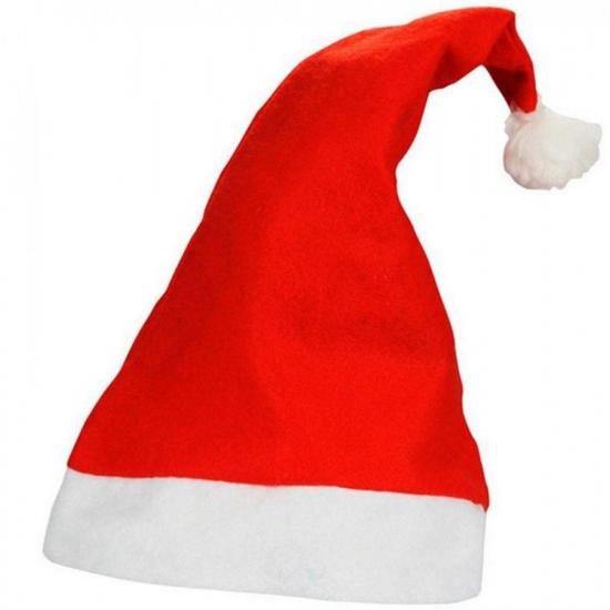 Happyland Yılbaşı Çocuk Noel Baba Şapkası Bez Kırmızı