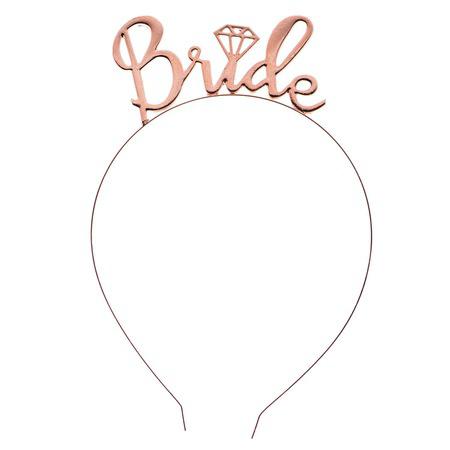 Happyland Rosegold Bride Plastik taç