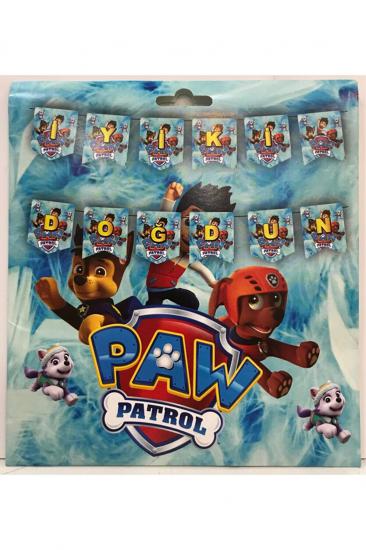 Happyland Paw Patrol Zarflı İyiki Doğdun Banner