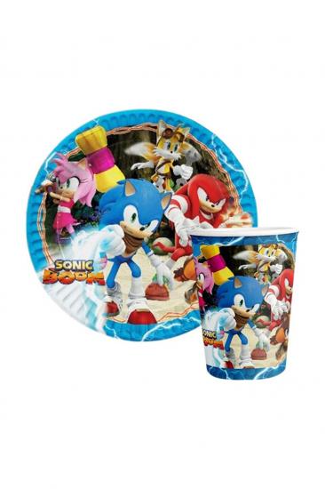 Happyland Kirpi Sonic Tabak Ve Bardak Seti