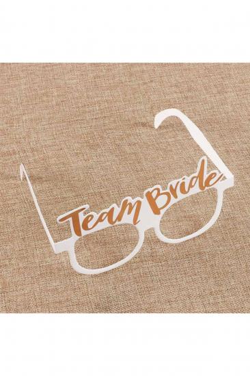 Happyland Beyaz Team Bride Karton Gözlük 8 Adet