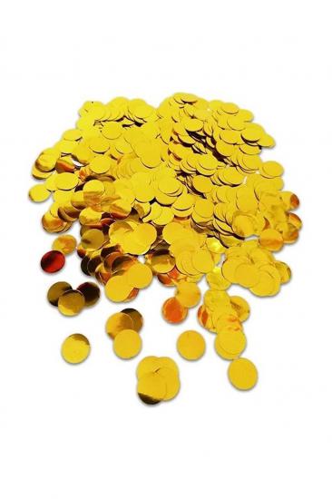 Happyland 1 Paket Gold Altın Sarısı Şeffaf Balon Içi Konfeti Pulu 10gr