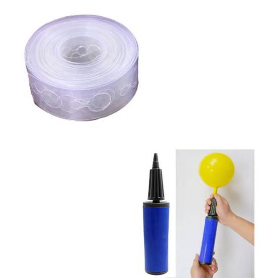 Happyland Denizkızı Konsepti Balon Zincir Seti Deniz Kızı Temalı Balon Zinciri Arka Fonlu Set