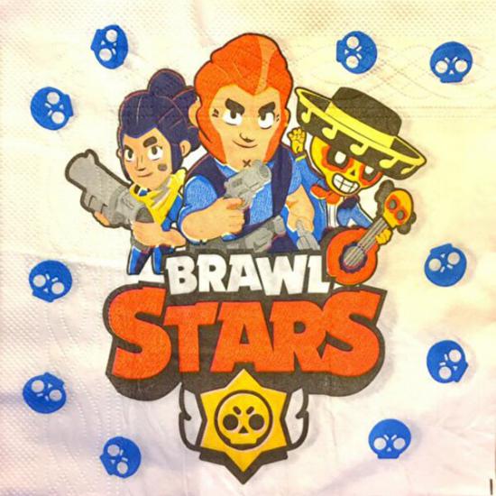 Happyland Brawl Stars Peçete 20 Adet