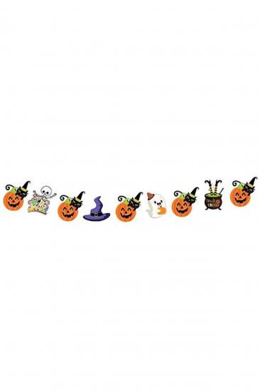 Happyland Halloween Dekoratif Banner Halloween Cadılar Bayramı Banner Süs Dekor