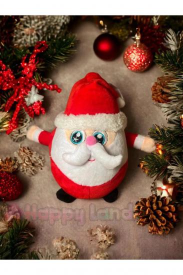 Happyland Noel Baba Cüce Peluş Oyuncak Yılbaşı Dekoru Noel Baba Peluş 20 Cm