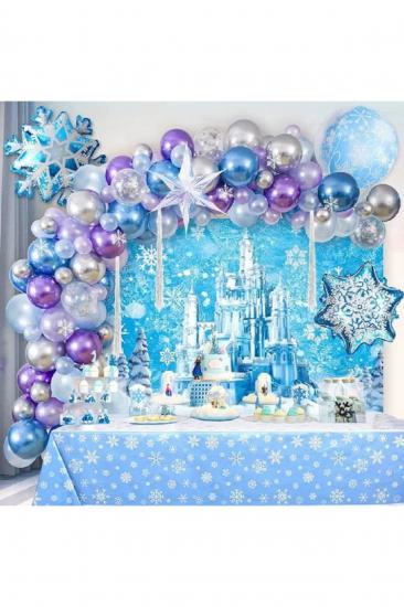 Happyland Frozen Doğum Günü Konseptleri Elsa Konsepti Parti Malzemeleri Lüks Paket