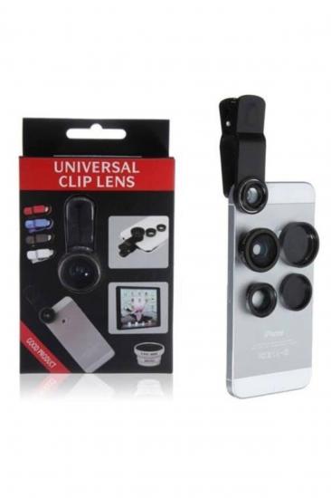 Happyland Universal Clip Selfie Lens Good Product Kamera Acı Lens Seti Telefon Standı