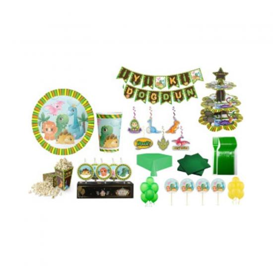 Happyland Dinozor Doğum Günü Seti 8 Li Set