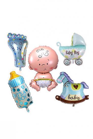 Happyland ERKEK BEBEK FOLYO BALON SETİ 35 CM