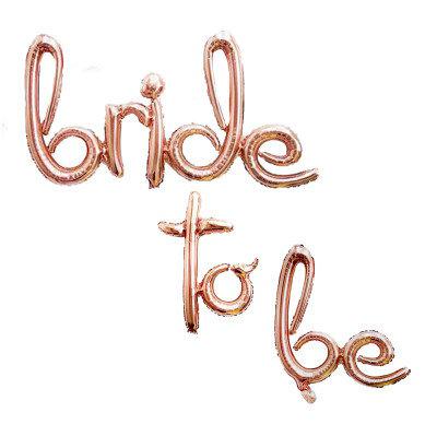 Bride To Be İtalik Folyo Balon Set