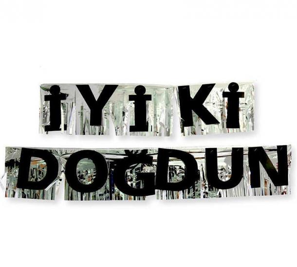 PÜSKÜLLÜ GÜMÜŞ İYİKİ DOĞDUN BANNER