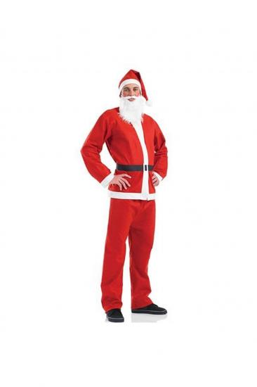 Happyland Yılbaşı Yetişkinler Için Noel Baba Kostümü Kıyafeti Elyaf L Beden