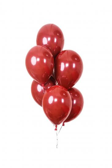 Happyland 10 Adet Kırmızı Krom Balon