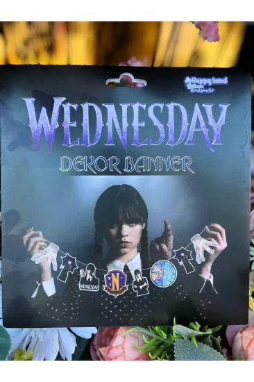 Happyland Wednesday Addams Dekoratif Banner 1 Adet Banner Yazı