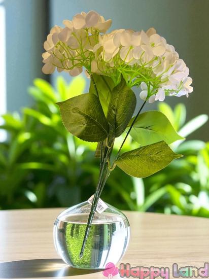 Happyland Yapay Ortanca Demeti Beyaz Renk Yapay Çiçek Dekor Gelin Çiçeği 