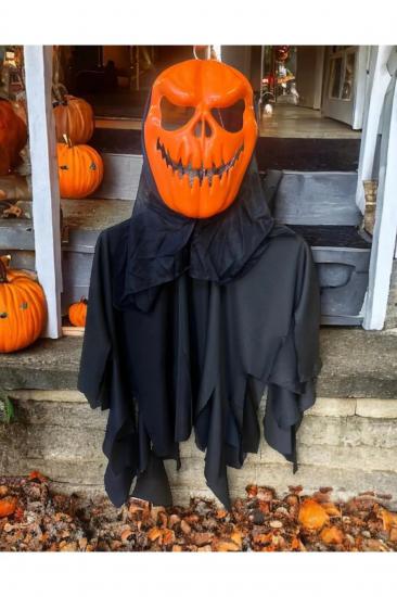 Happyland Halloween Balkabağı Siyah Pelerinli Dekor Asma Süs Cadılar Bayramı Dekor Asma Süs