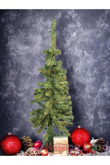 Happyland Yılbaşı Çam Ağacı 90 cm Mini Boy 76 Dal Kutulu Yılbaşı Ağacı
