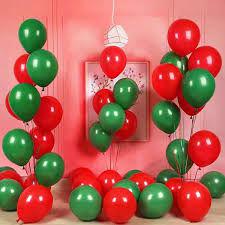 50 Adet Metalik Sedefli Kaliteli Balon 25 Kırmızı 25 Yeşil