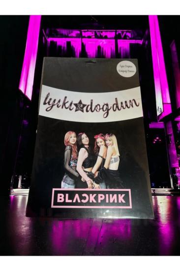 Happyland Black Pink Dekoratif Kaligrafi New Banner Iyiki Doğdun Yazısı 1 Adet Banner Yazı